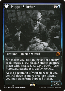 Poppet Stitcher (DBL-071) - Innistrad: Double Feature: (Double Faced Transform)