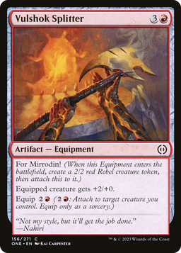 Vulshok Splitter (ONE-156) - Phyrexia: All Will Be One