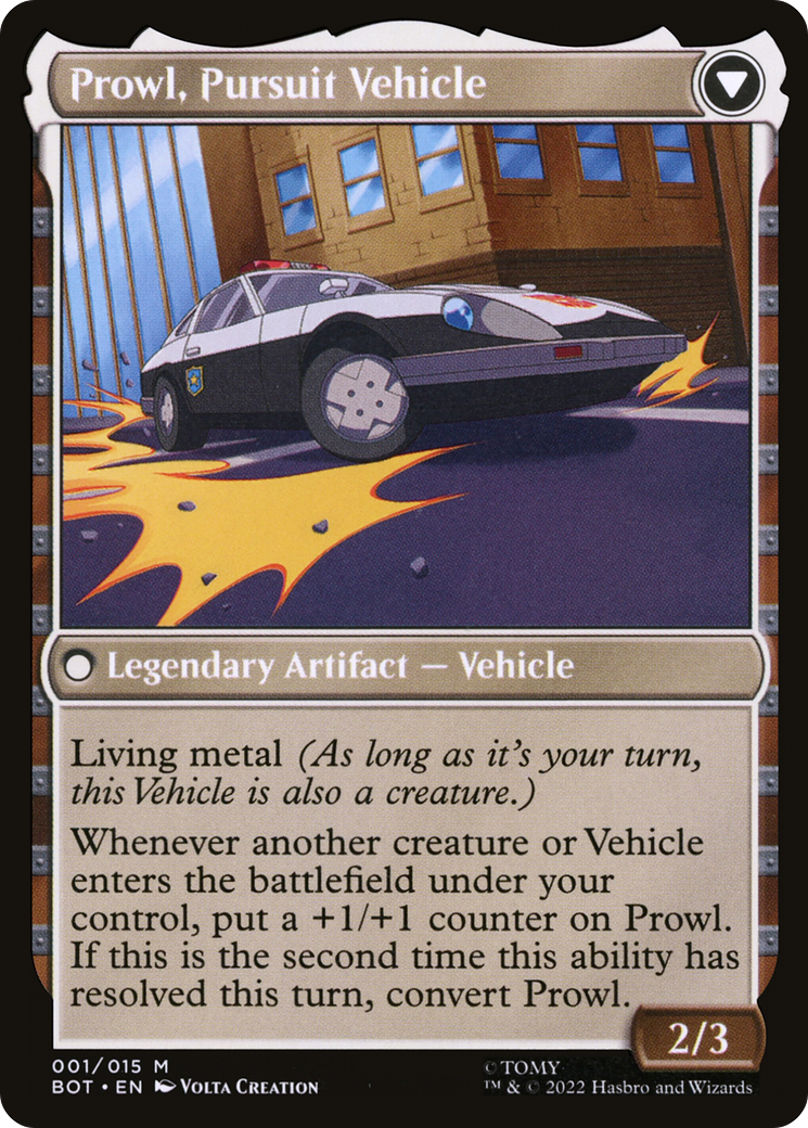 Prowl, Stoic Strategist (BOT-001) - Transformers: (convertdfc) Foil