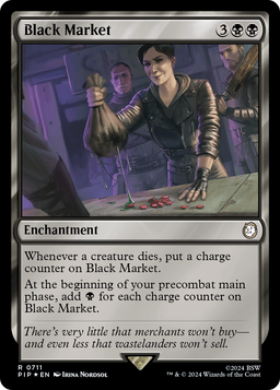 Black Market (Surge Foil) (PIP-711) - Fallout Foil
