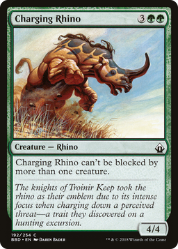 Charging Rhino (BBD-192) - Battlebond Foil