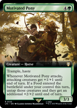 Motivated Pony (Extended Art) (LTC-125) - Tales of Middle-earth Commander: (Extended Art) Foil