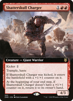 Shatterskull Charger (Extended Art) (ZNR-353) - Zendikar Rising: (Extended Art) Foil