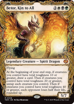 Betor, Kin to All (Showcase) (TDM-308) - Tarkir: Dragonstorm: (Showcase)