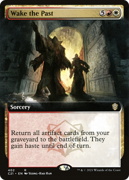 Wake the Past (Extended Art) (C21-402) - Commander 2021: (Extended Art)