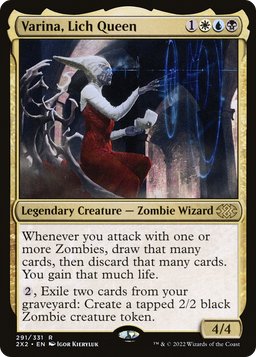Varina, Lich Queen (2X2-291) - Double Masters 2022 Foil