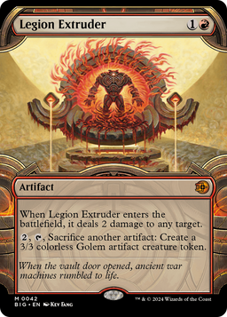 Legion Extruder (Showcase) (BIG-042) - The Big Score: (Showcase) Foil
