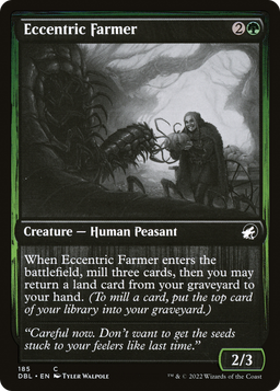 Eccentric Farmer (DBL-185) - Innistrad: Double Feature Foil