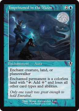 Imprisoned in the Moon (Retro Frame) (INR-358) - Innistrad Remastered: (enchantment)