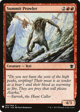 Summit Prowler (LIST-DTK-160) - The List