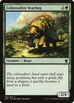 Colossodon Yearling (DTK-178) - Dragons of Tarkir Foil