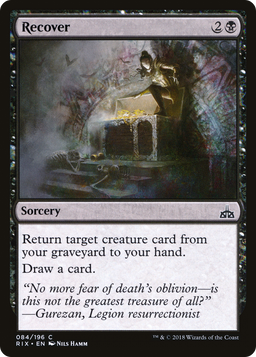 Recover (RIX-084) - Rivals of Ixalan Foil