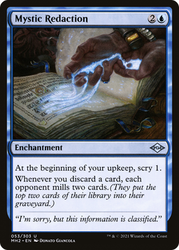 Mystic Redaction (MH2-053) - Modern Horizons 2 Foil
