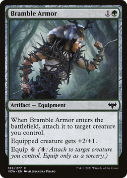 Bramble Armor (VOW-188) - Innistrad: Crimson Vow Foil