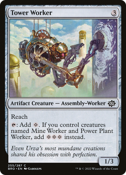 Tower Worker (BRO-255) - The Brothers' War