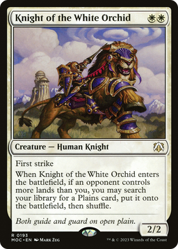 Knight of the White Orchid (MOC-193) - March of the Machine Commander