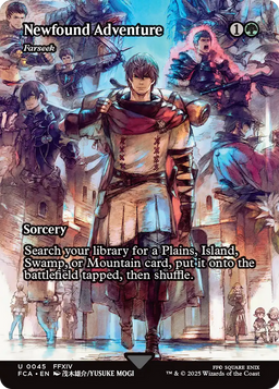 Newfound Adventure - Farseek (Showcase) (FCA-045) - FINAL FANTASY: Through the Ages / Newfound Adventure (Borderless) Foil