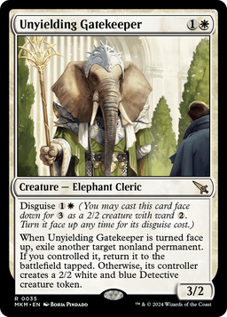 Unyielding Gatekeeper (MKM-035) - Murders at Karlov Manor Foil