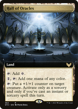 Hall of Oracles (Extended Art) (STX-362) - Strixhaven: School of Mages: (Extended Art) Foil