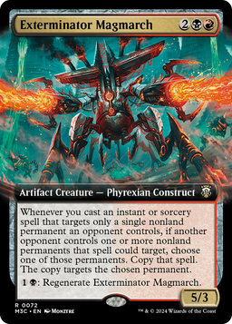Exterminator Magmarch (Extended Art) (M3C-072) - Modern Horizons 3 Commander: (Extended Art)