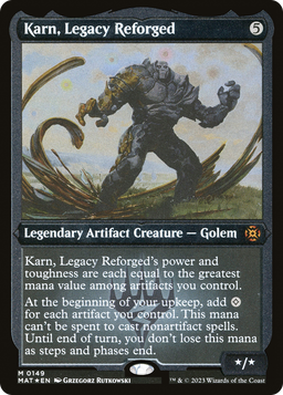 Karn, Legacy Reforged (MAT-149) - March of the Machine: The Aftermath Etched Foil