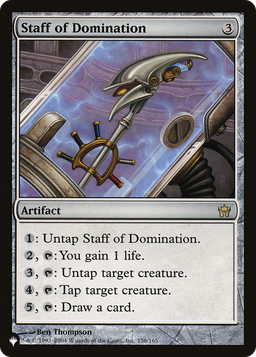 Staff of Domination (LIST-156/165) - The List