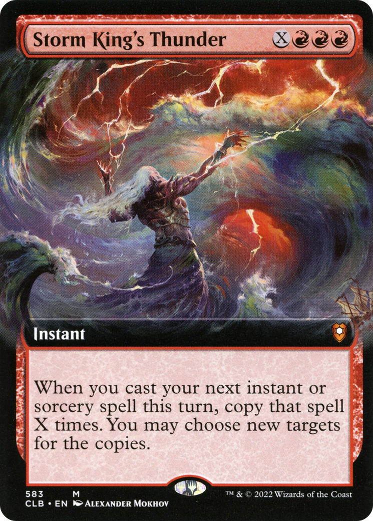 Storm King's Thunder (Extended Art) (CLB-583) - Commander Legends: Battle for Baldur's Gate: (Extended Art)