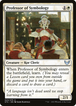 Professor of Symbology (STX-024) - Strixhaven: School of Mages Foil