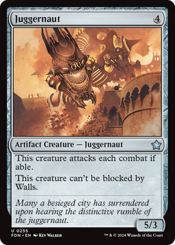 Juggernaut (FDN-255) - Foundations Foil