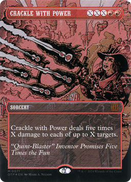 Crackle with Power (Textured Foil) (OTP-071) - Breaking News (Borderless) Foil