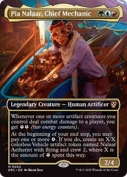 Pia Nalaar, Chief Mechanic (Borderless) (DRC-002) - Commander: Aetherdrift Foil