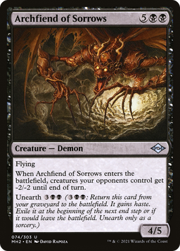 Archfiend of Sorrows (MH2-074) - Modern Horizons 2