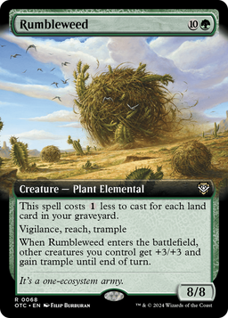 Rumbleweed (Extended Art) (OTC-068) - Outlaws of Thunder Junction Commander: (Extended Art)