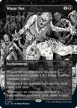 Waste Not (SLD-1299) - Secret Lair Drop (Borderless) Foil