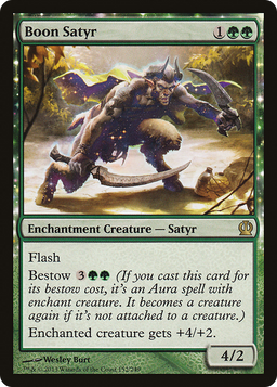 Boon Satyr (THS-152) - Theros: (enchantment) Foil