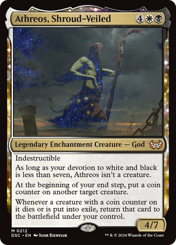 Athreos, Shroud-Veiled (DSC-212) - Duskmourn: House of Horror Commander: (enchantment)