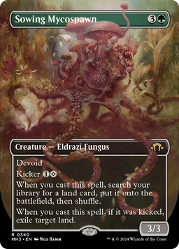 Sowing Mycospawn (Borderless) (MH3-340) - Modern Horizons 3