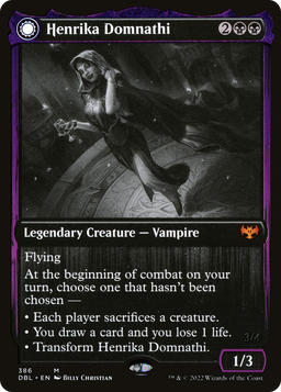 Henrika Domnathi (DBL-386) - Innistrad: Double Feature: (Double Faced Transform)