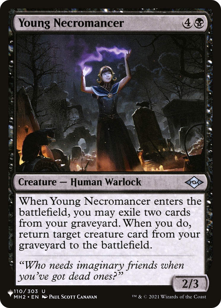 Young Necromancer (LIST-110/303) - The List
