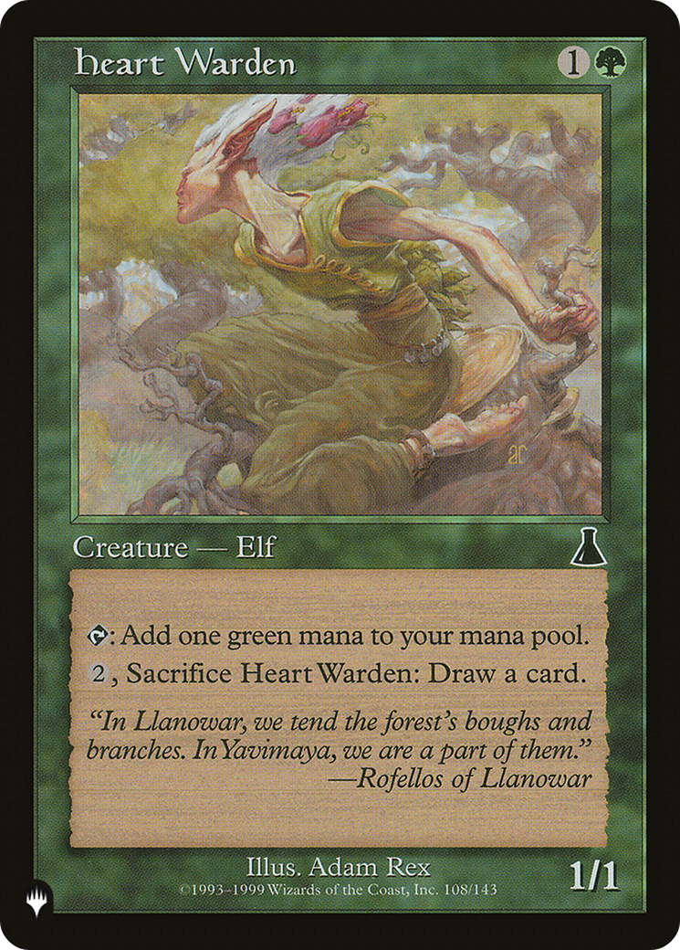 Heart Warden (LIST-UDS-108) - The List