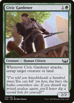 Civic Gardener (SNC-140) - Streets of New Capenna Foil
