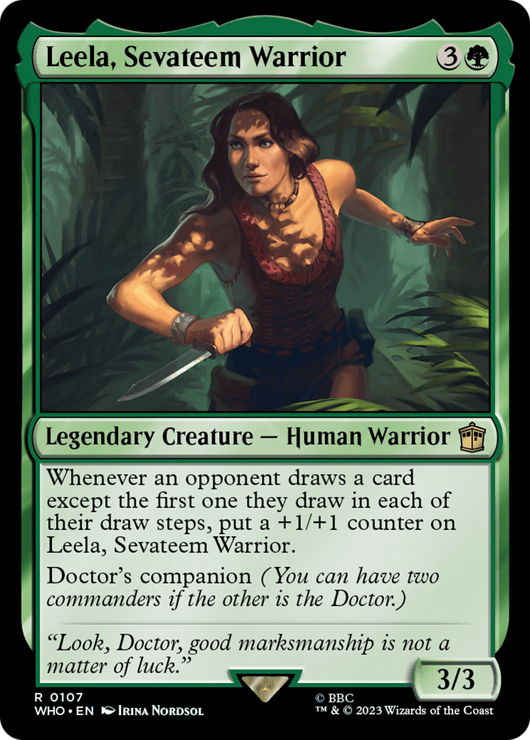 Leela, Sevateem Warrior (WHO-107) - Doctor Who