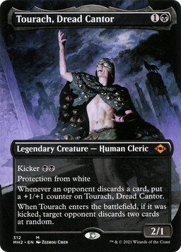 Tourach, Dread Cantor (Borderless) (MH2-312) - Modern Horizons 2