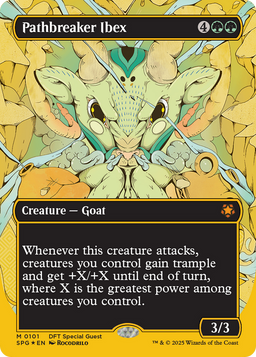 Pathbreaker Ibex (Borderless) (First-Place Foil) (SPG-101) - Special Guests Foil