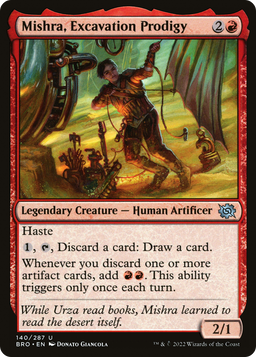 Mishra, Excavation Prodigy (BRO-140) - The Brothers' War Foil