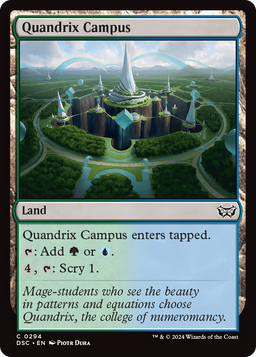 Quandrix Campus (DSC-294) - Duskmourn: House of Horror Commander