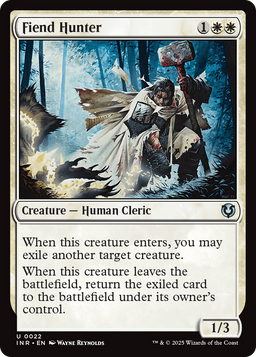 Fiend Hunter (INR-022) - Innistrad Remastered Foil