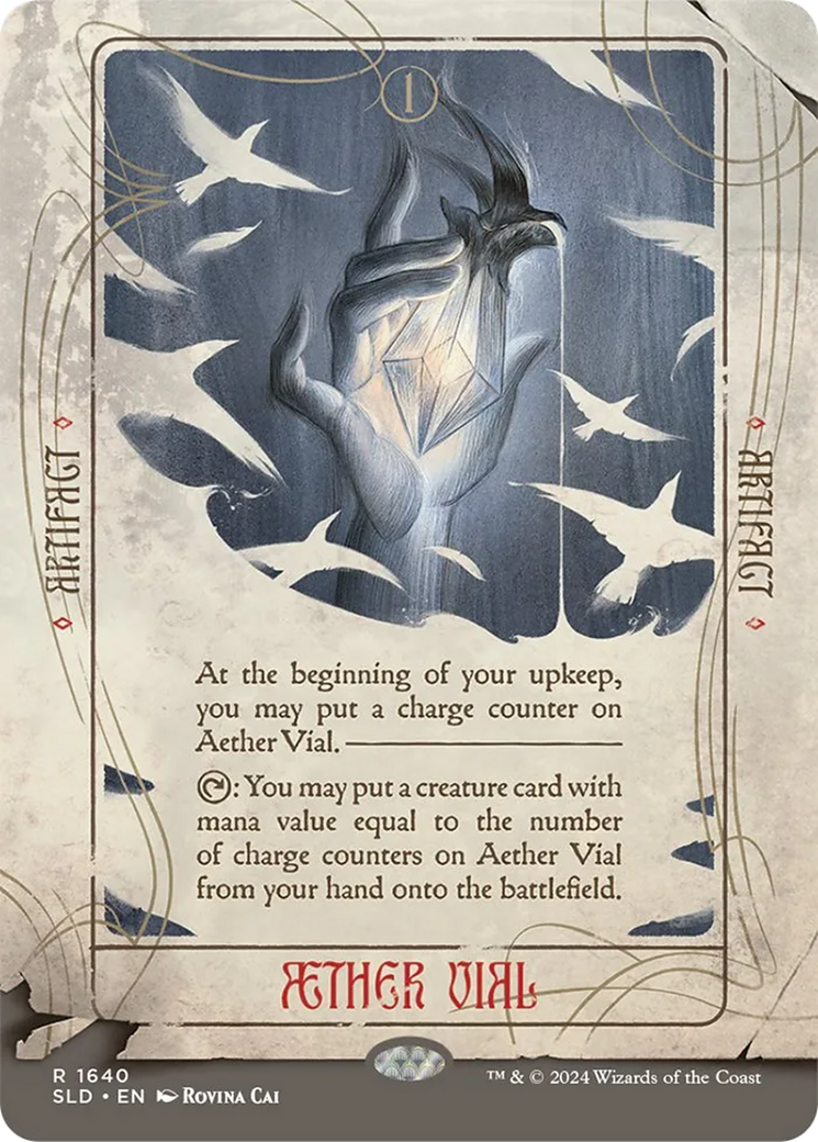 Aether Vial (SLD-1640) - Secret Lair Drop (Borderless)