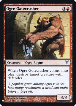 Ogre Gatecrasher (LIST-067) - The List Foil