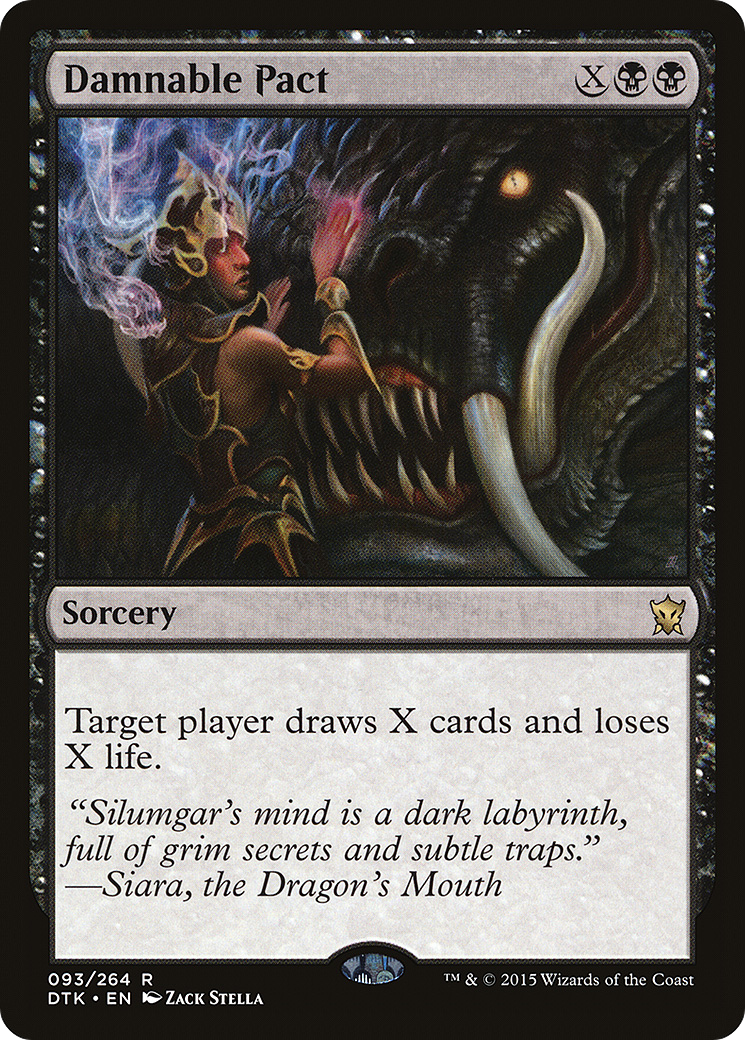 Damnable Pact (DTK-093) - Dragons of Tarkir Foil